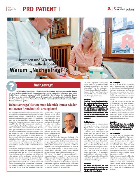 Neue Allgemeine Gesundheitszeitung für Deutschland