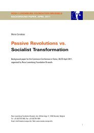 Passive Revolutions vs. Socialist Transformation - Rosa Luxemburg ...