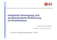 Integrierte Versorgung und anreizorientierte ... - Vinzenz Gruppe