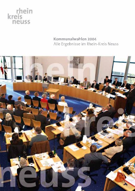 Kommunalwahl 2004: Alle Ergebnisse im Rhein-Kreis Neuss