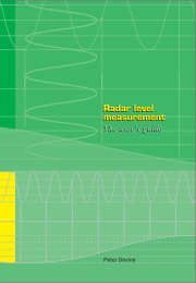 Radar level measurement Radar level measurement The user's guide
