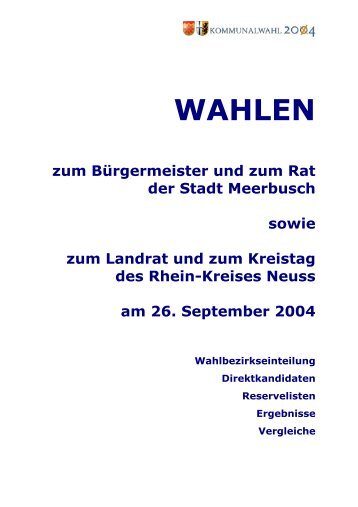 Kommunalwahl 2004'' (PDF 4.05 Mb neues ... - Stadt Meerbusch