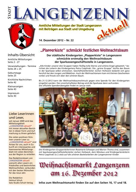 Ausgabe Nr. 22 vom 14.12.2012 Seite 01 - Langenzenn