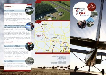 Flyer Flugplatz - Take Off Fallschirmsport Fehrbellin