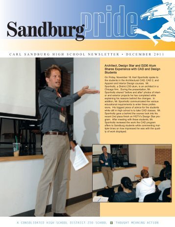 Sandburg Pride Newsletter December 2011 - D230