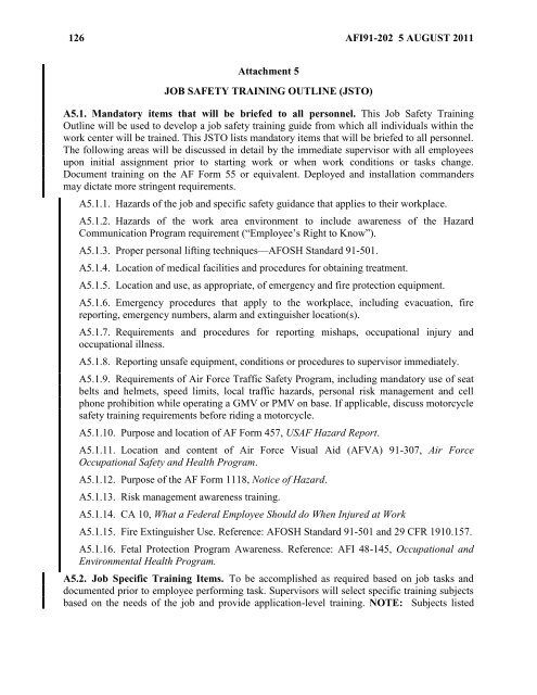 MEMORANDUM FOR A1 - Air Force E-Publishing