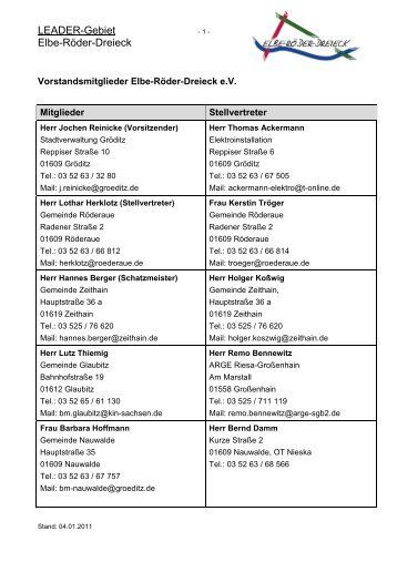 Vorstandsmitglieder ERD eV_04012011 - Elbe-Röder-Dreieck
