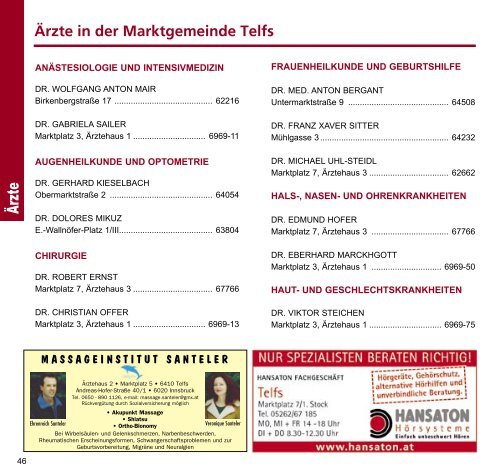 Gemeinde Telfs neu 4. Auflage - Marktgemeinde Telfs
