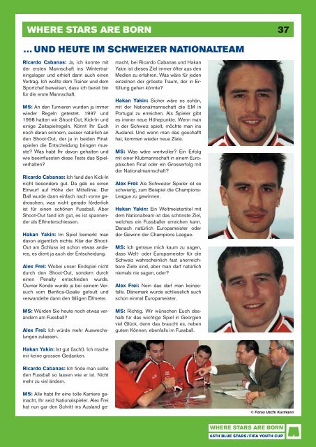 Turniermagazin_2003 - Blue Stars/FIFA Youth Cup