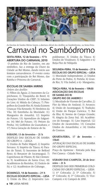 a alma carioca! a alma carioca! - Liesa