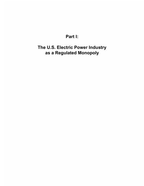 The Changing Structure of the Electric Power Industry 2000: An ... - EIA