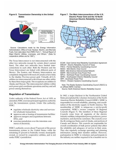 The Changing Structure of the Electric Power Industry 2000: An ... - EIA