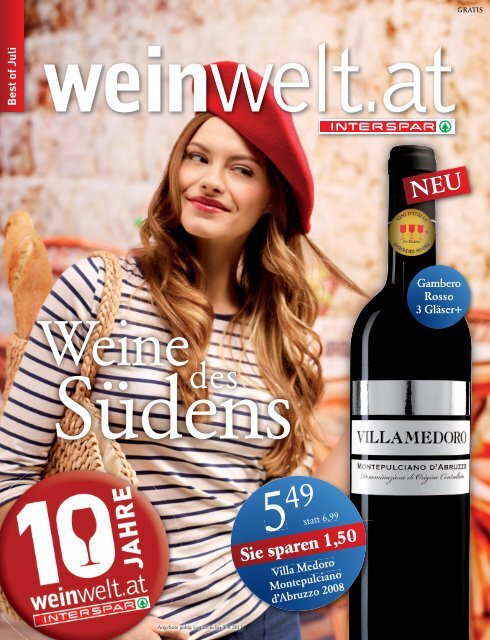 Sie sparen 1,50 - Weinwelt, Interspar