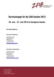 Deckblatt Servicemappe ZAB 2013 1 - Aachener Zeitung