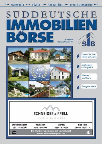 Welche Vorteile bietet ein SIB-Makler einem ... - Schneider & Prell