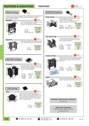 HEATSINKS & MOUNTINGS - Anglia