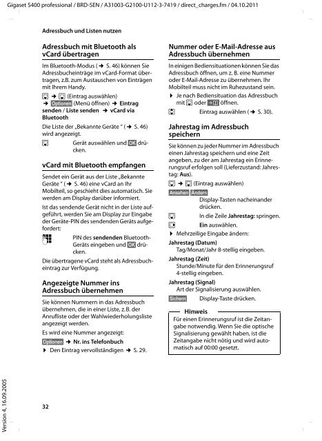 Gigaset S400 professional - Siemens Enterprise Communications