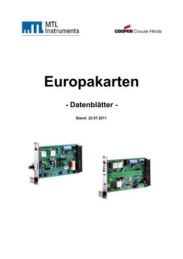 Europakarten - MTL-Instruments GmbH