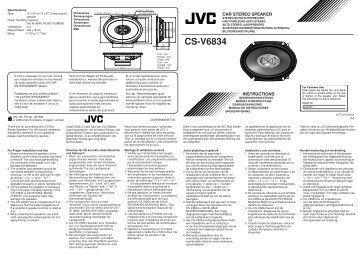 CS-V6834 - JVC