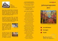 2010 ausstellungen lesungen musik - Kulturkreis Jestetten