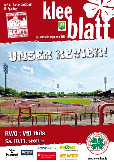 heft 6 - Saison 2012|2013 15. Spieltag - SC Rot-Weiß Oberhausen eV