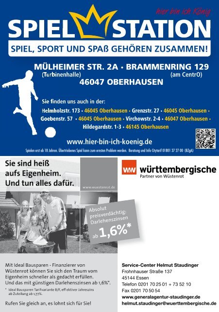 heft 6 - Saison 2012|2013 15. Spieltag - SC Rot-Weiß Oberhausen eV