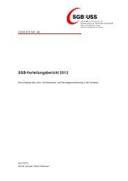 SGB-Verteilungsbericht 2012