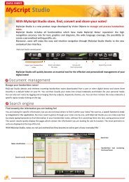 MyScript Notes 2.0 - Vision Objects