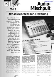 Audio- Mischpult - WebHTB