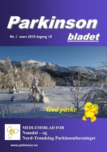 PARKINSONDAGEN – 12. april 2010 Alle innbys herved til å delta i ...