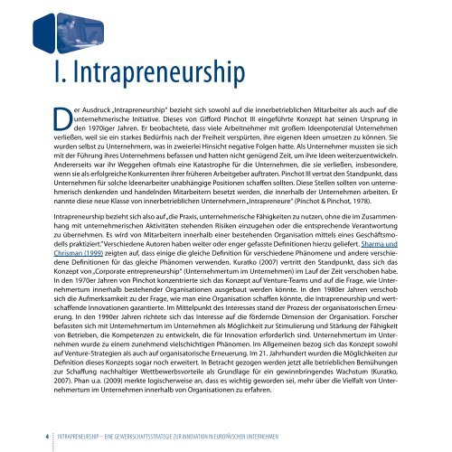 Intrapreneurship Innovation - Eurocadres