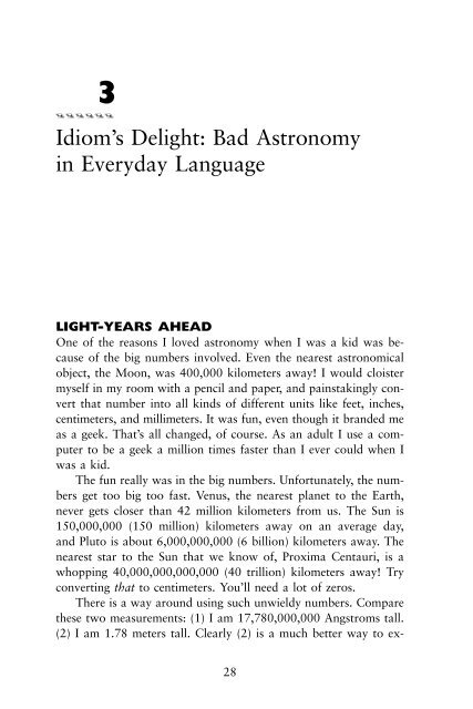 Bad Astronomy: Misconceptions and Misuses Revealed, from ...