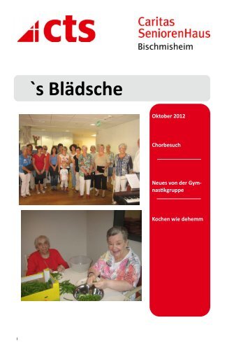 Frau Ingrid Wallrodt - Caritas SeniorenHaus Bischmisheim
