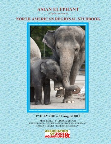 Asian Elephant Studbook - AZA Elephant TAG/SSP Homepage