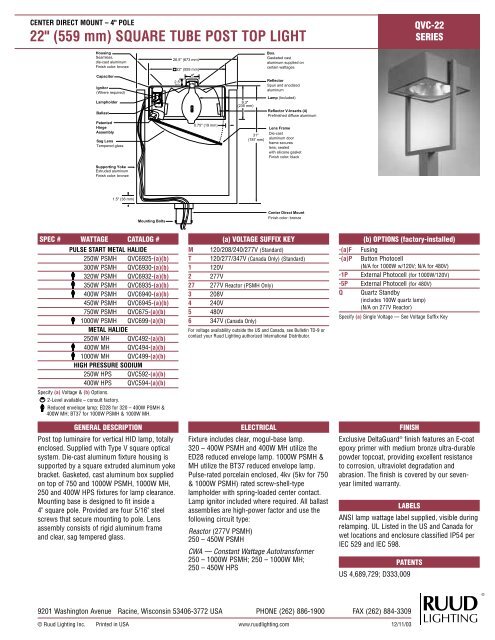 QVC-22 - Ruud Lighting Direct