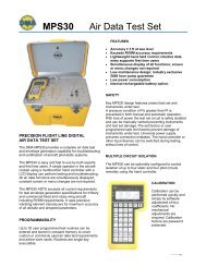 MPS30 RVSM Air Data Test Set