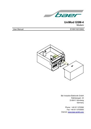 UniMod GSM-4 - baer-gmbh.com