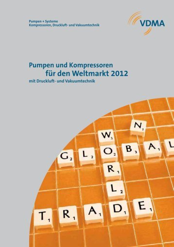Pumpen und Kompressoren für den Weltmarkt 2012 - VDMA-Shop