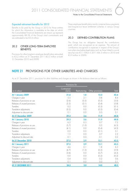 ANNUAL REPORT 2011 REGISTRATION DOCUMENT - Saft