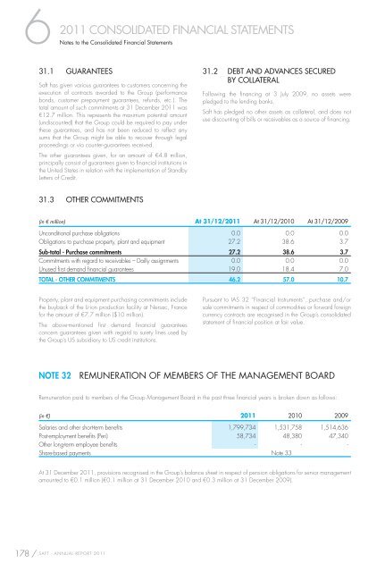 ANNUAL REPORT 2011 REGISTRATION DOCUMENT - Saft