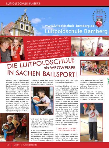 IN SACHEN BALLSPORT! - Luitpoldschule Bamberg