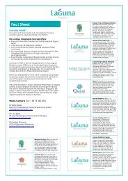 Fact Sheet - Laguna Phuket