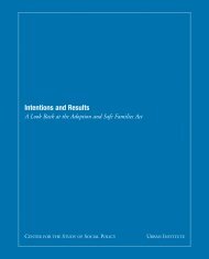 Intentions and Results: A Look Back at the Adoption ... - Urban Institute