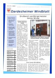 Dardesheimer Windblatt - Energiepark Druiberg GmbH