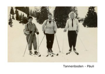 Tannenboden - Päuli - Flumserberg