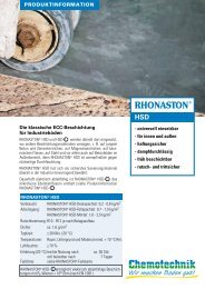 rhonaston® hsd - Chemotechnik