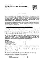 Jahresbericht 2012 - Verwaltung - Marktgemeinde Dießen