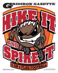 the gridiron gazette - Hike It And Spike It!