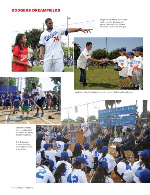 IN OUR COMMUNITY - Los Angeles Dodgers