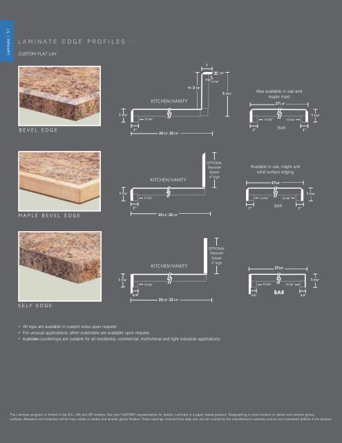 PRODUCT CATALOG - FLOFORM Countertops